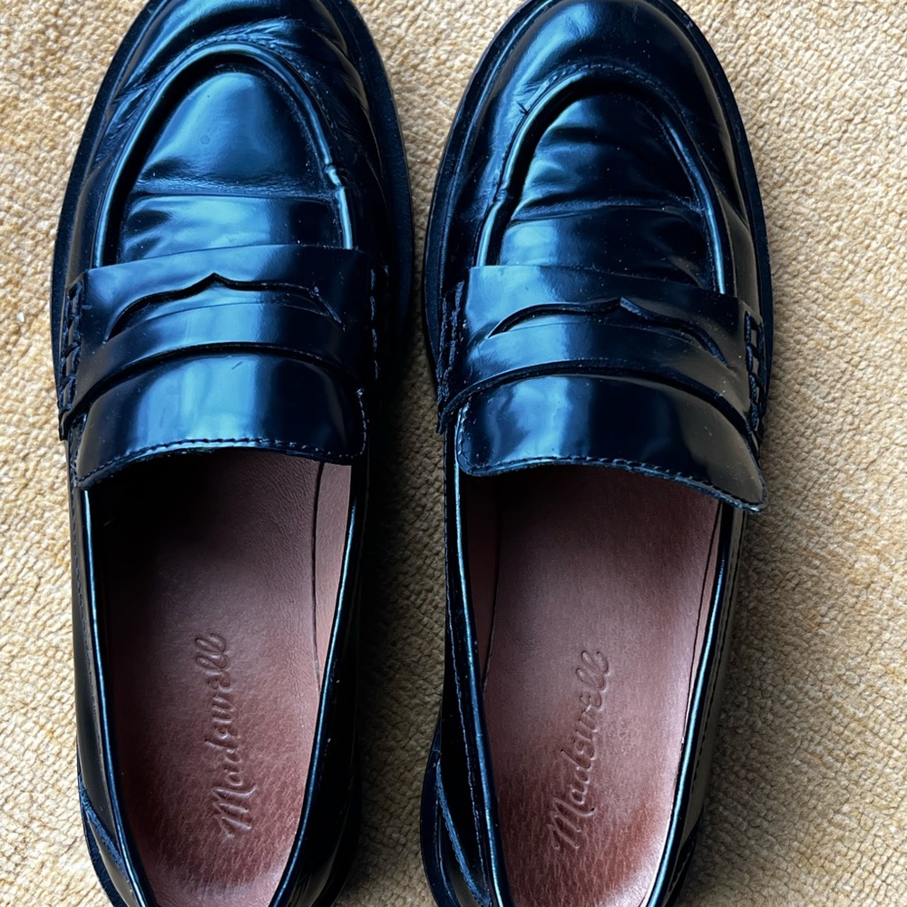J Crew Patent Leather Loafers